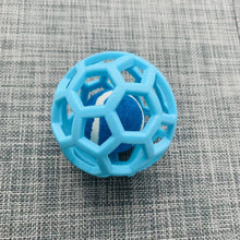 Load image into Gallery viewer, Dog Toy Ball Hollow TPR Plastic Throwing Elastic Sounding Ball Bell Pet Toy Ball Wholesale
