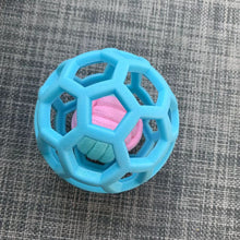 Load image into Gallery viewer, Dog Toy Ball Hollow TPR Plastic Throwing Elastic Sounding Ball Bell Pet Toy Ball Wholesale
