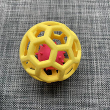 Load image into Gallery viewer, Dog Toy Ball Hollow TPR Plastic Throwing Elastic Sounding Ball Bell Pet Toy Ball Wholesale
