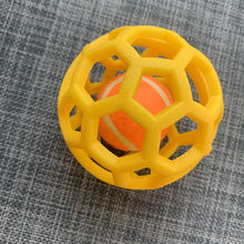 Load image into Gallery viewer, Dog Toy Ball Hollow TPR Plastic Throwing Elastic Sounding Ball Bell Pet Toy Ball Wholesale
