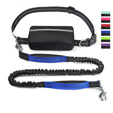 Load image into Gallery viewer, Dog walking suit, sports running waist bag, reflective retractable leash
