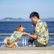 Load image into Gallery viewer, Dog Hawaiian Beach Casual Shirt, New Parent-Child Outfit
