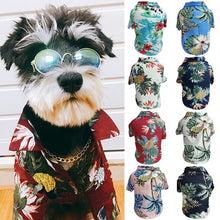 Load image into Gallery viewer, Printed shirt, beach style, new Hawaiian style dog clothing, thin style
