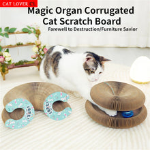 Load image into Gallery viewer, Magic Organ Cat Scratching Board Cat Toy with Funny Cat Toy, Cat Scratcher Cardboard Interactive Scratcher Cat Toy Cat Grinding
