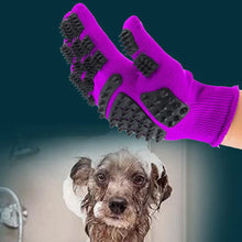 Load image into Gallery viewer, Pet Glove Cat Grooming Glove Cat Hair Deshedding Brush Gloves Dog Comb For Cats Bath Clean Massage Hair Remover brushes Gentle
