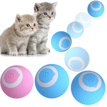 Load image into Gallery viewer, Smart Electric Cat Ball Toys Automatic Rolling Cat Toys for Cats Training Self-moving Kitten Toys for Indoor Interactive Playing
