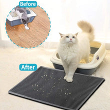 Load image into Gallery viewer, Pet Cat Litter Mat Waterproof Double Layer EVA Foldable Cat Litter Trapping Pet Carpet Bed Pads For Cats Pet Clean Supplies
