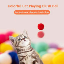 Load image into Gallery viewer, Cat Toys Interactive Launch Training Toy Cat Plush Supplies Ball Games Stretch Gun Silent Ball Shooting Pet Toy Toys Plush K0F9
