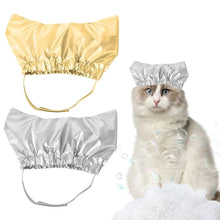 Load image into Gallery viewer, Waterproof Cat Shower Cap Dog Shower Cap Adjustable Cat Bath Hats  Universal Pet Hat Pet Grooming Supplies wholesale dropship
