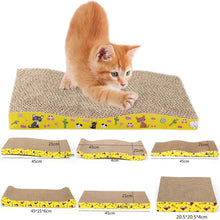 Load image into Gallery viewer, Cat Toys Pet Cat Scratching Board Corrugated Cardboard Pad Grinding Nails Interactive Protecting Furniture Cats Scratcher Toy
