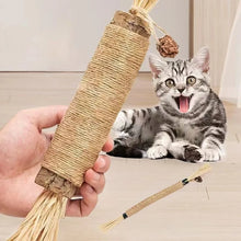 Load image into Gallery viewer, Catnip Cat Toys Natural Matatabi Pet Cat Snacks Stick Cleans Tooth Removers Hair to Promote Digestion Silvervine Kitten Chew Toy
