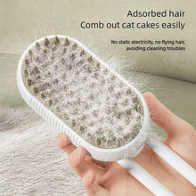 Load image into Gallery viewer, Cat Steam Brush Steamy Dog Brush 3 in 1 Spray Cat Hair Brushes for Massage SPA USB Pet Grooming Comb Dog Hair Removal Combs
