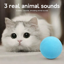 Load image into Gallery viewer, Interactive Gravity Ball Insect Calling Cat Toys Pet Squeaky Supplies Smart Interactive Ball Cat Training Toy With Animal Sounds
