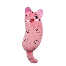 Load image into Gallery viewer, Cute Cat Toys Funny Interactive Plush Cat Toy Mini Teeth Grinding Catnip Toys Kitten Chewing Squeaky Toy Pets Accessories
