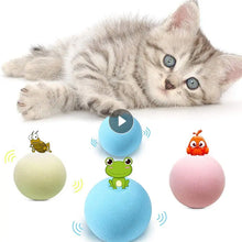 Load image into Gallery viewer, Interactive Gravity Ball Insect Calling Cat Toys Pet Squeaky Supplies Smart Interactive Ball Cat Training Toy With Animal Sounds
