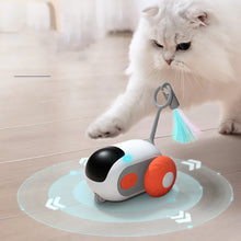 Load image into Gallery viewer, Electric Cat Toys Remote Control Sports Car Teaser Stick Self-Help Boredom Reliever Indoor Cat Interactive Smart Cat Toys
