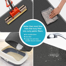 Load image into Gallery viewer, Pet Cat Litter Mat Waterproof Double Layer EVA Foldable Cat Litter Trapping Pet Carpet Bed Pads For Cats Pet Clean Supplies
