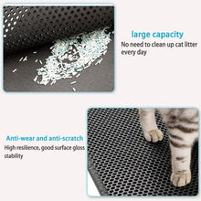 Load image into Gallery viewer, Pet Cat Litter Mat Waterproof Double Layer EVA Foldable Cat Litter Trapping Pet Carpet Bed Pads For Cats Pet Clean Supplies
