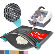 Load image into Gallery viewer, Pet Cat Litter Mat Waterproof Double Layer EVA Foldable Cat Litter Trapping Pet Carpet Bed Pads For Cats Pet Clean Supplies
